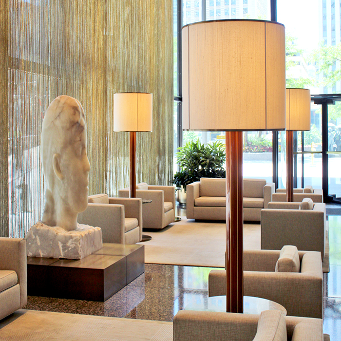 Langham Chicago lobby