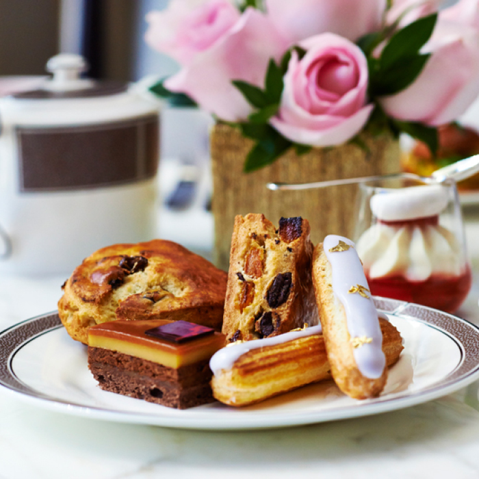 Langham Chicago plate of desserts